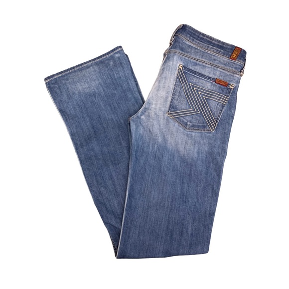 7 FAM Flynt Bootcut Jeans - Picture 4 of 12